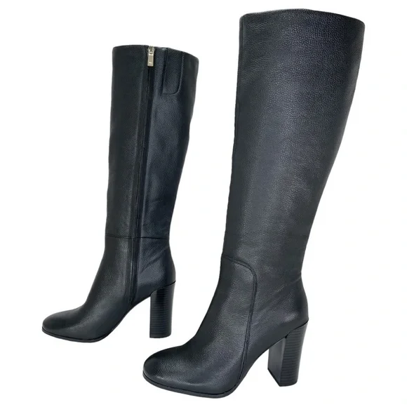 Kenneth Cole New York Justin Black Leather Knee High Womens Boots Size 6.5M - Picture 16 of 16